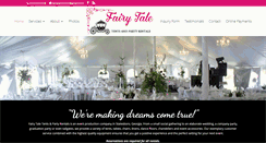Desktop Screenshot of fairytaletents.com